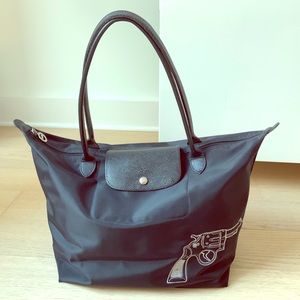 RARE Longchamp LePliage Nylon Tote-Paris Exclusive